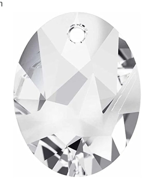 Swarovski® x Jean Paul Gaultier: Anhänger Oval Kaputt Edition Crystal 26mm