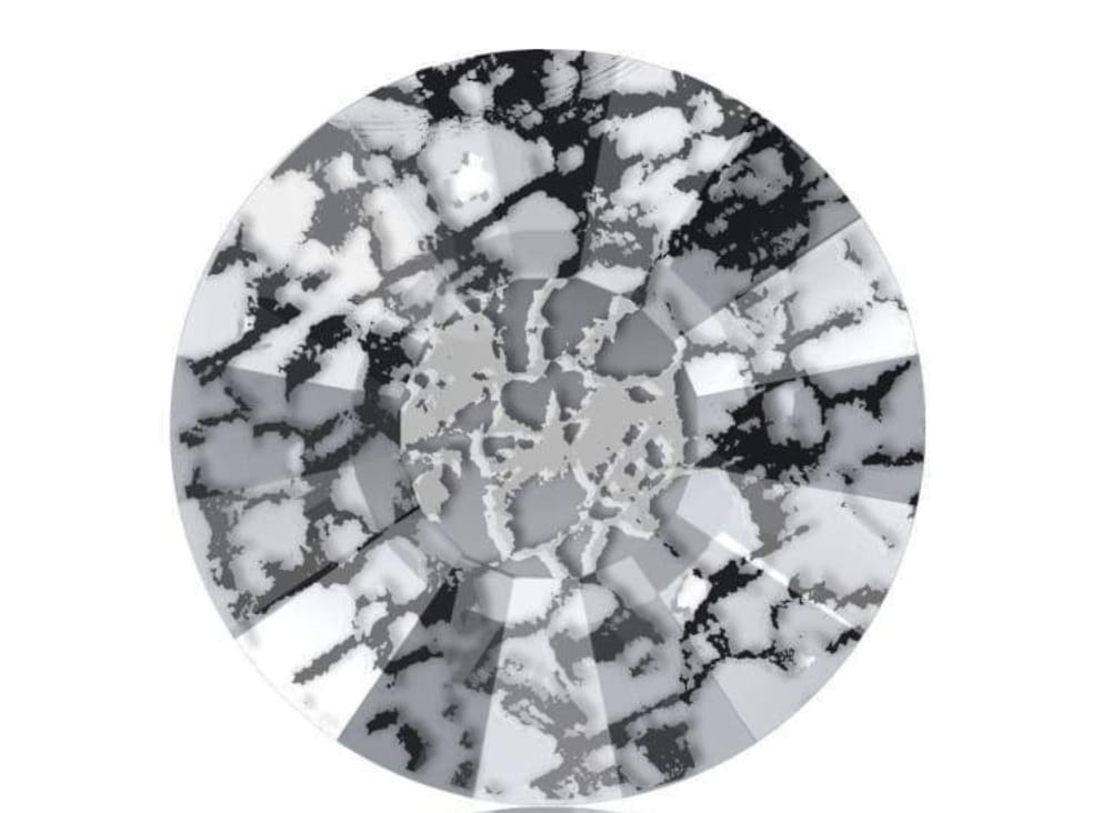 Swarovski® Nail Crystals Concise Flat Black Patina SS20