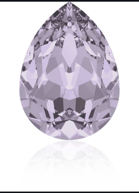 Swarovski® Fancy Pear Smoky Mauve 8x6mm