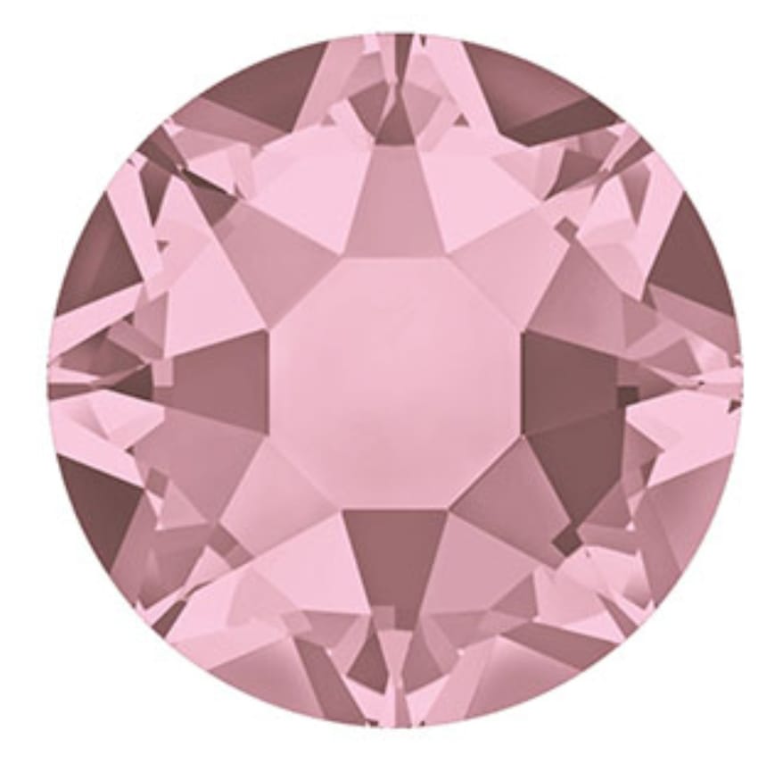 Swarovski® Nail Crystals Flat Rund Antique Pink SS7