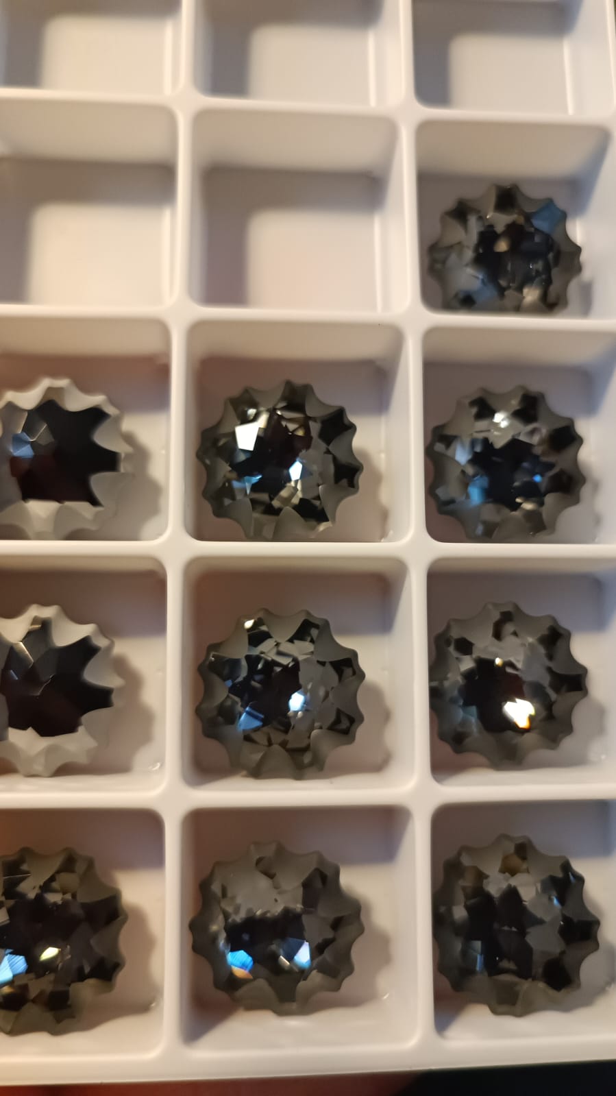 Swarovski® Fancy Jellyfish Silver Night 18mm