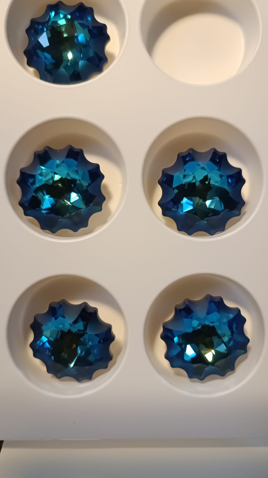 Swarovski® Fancy Jellyfish Bermuda Blue 22mm