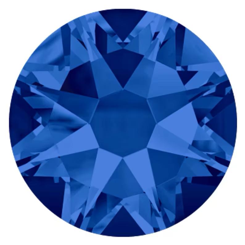 Swarovski® Nail Crystals Flat Rund Capri Blue SS20