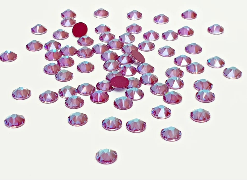 Swarovski® Nail Crystals Flat Rund Burgundy DeLite SS16
