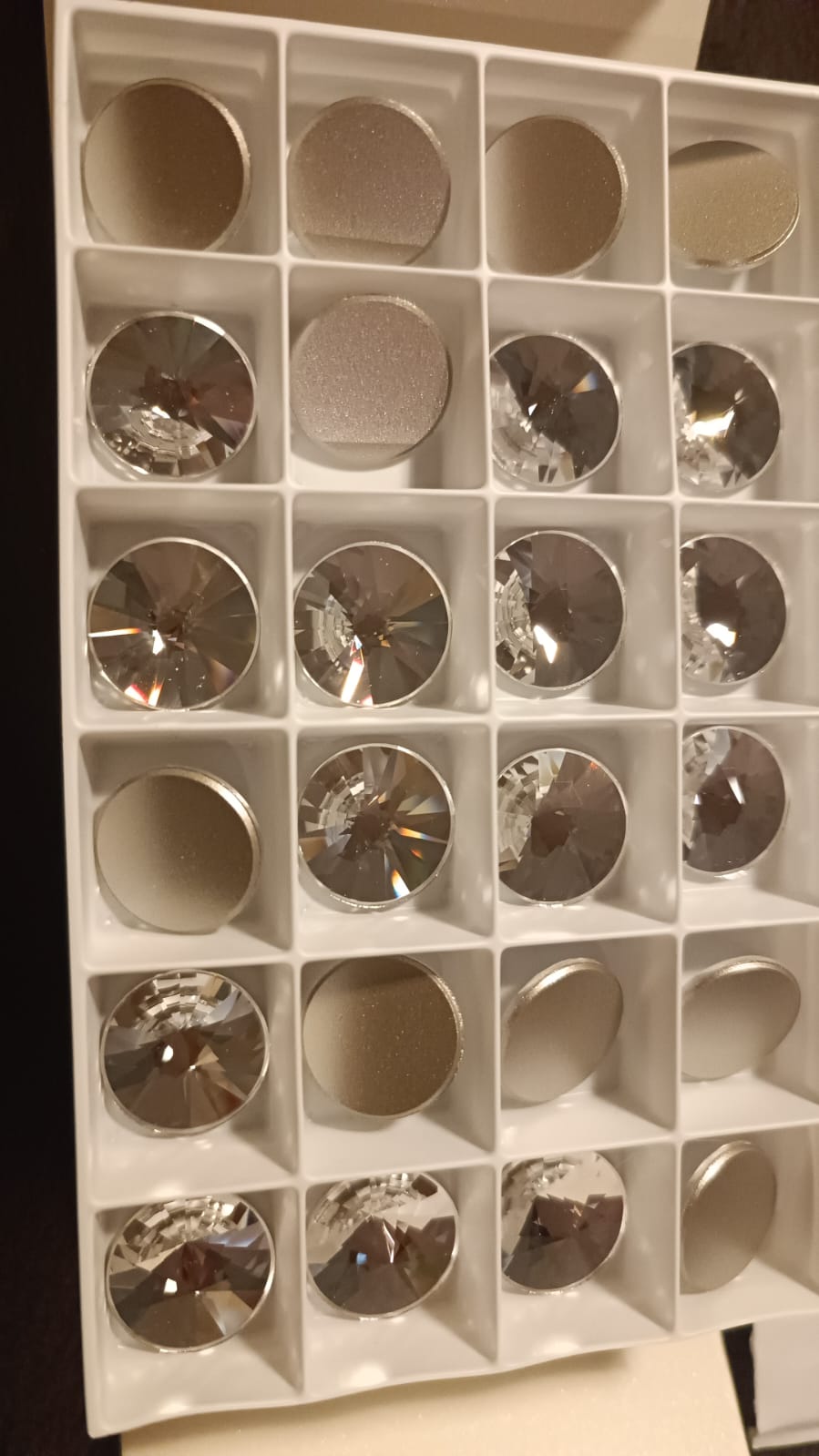 Swarovski® Flatback Rivoli Crystal 10mm