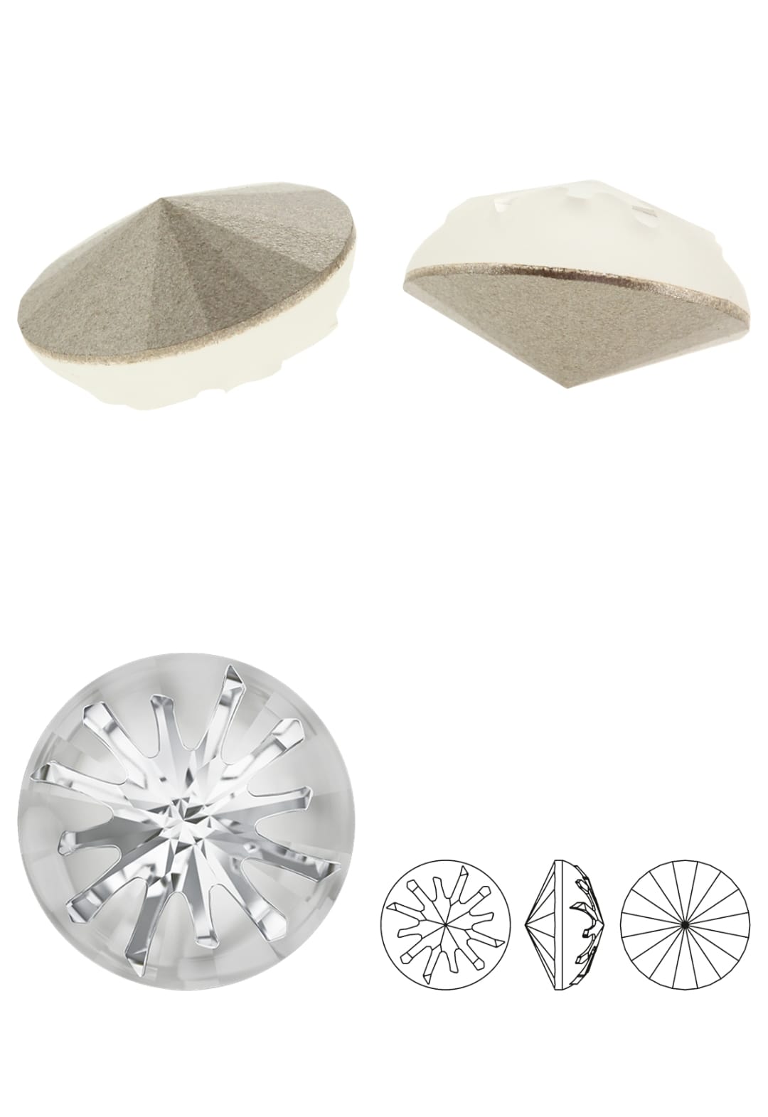 Swarovski® Fancy Sea Urchin Round Crystal 14mm