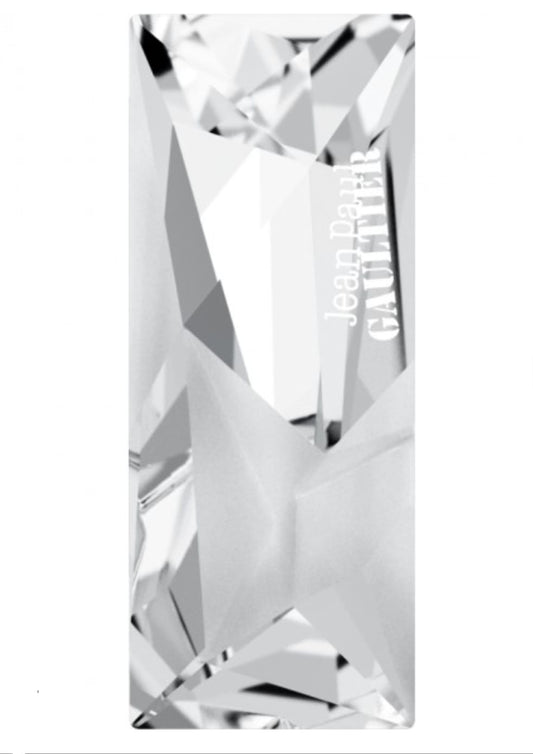 Swarovski® x Jean Paul Gaultier: Fancy Stone Kaputt Edition Crystal Signed 23x9mm