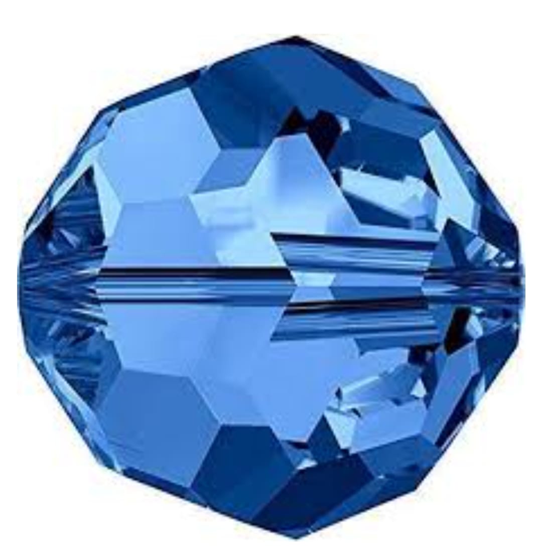 Swarovski® Beads Facet Sapphire 8mm
