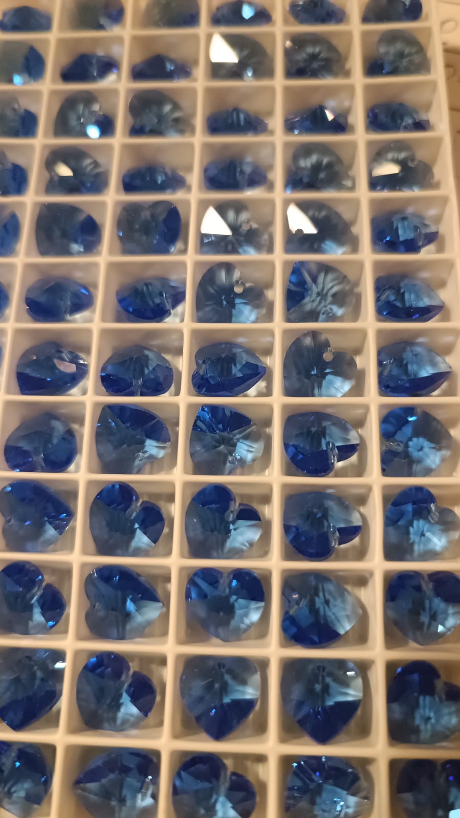 Swarovski® Anhänger Heart Classic Crystal Sapphire 10.3x10mm