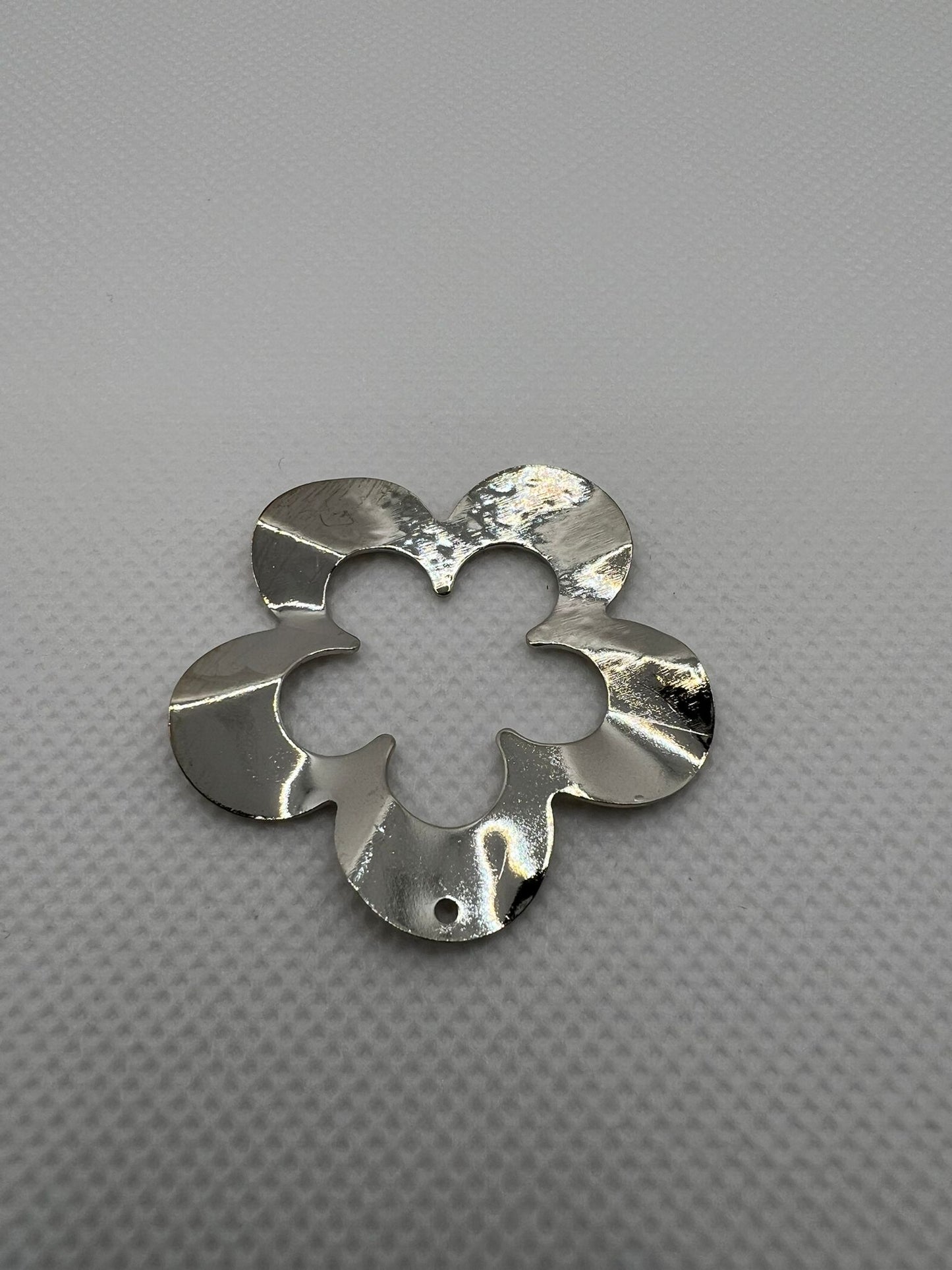 5850 Vintage Rhodium Blumen Schmuckzubehör 37mm