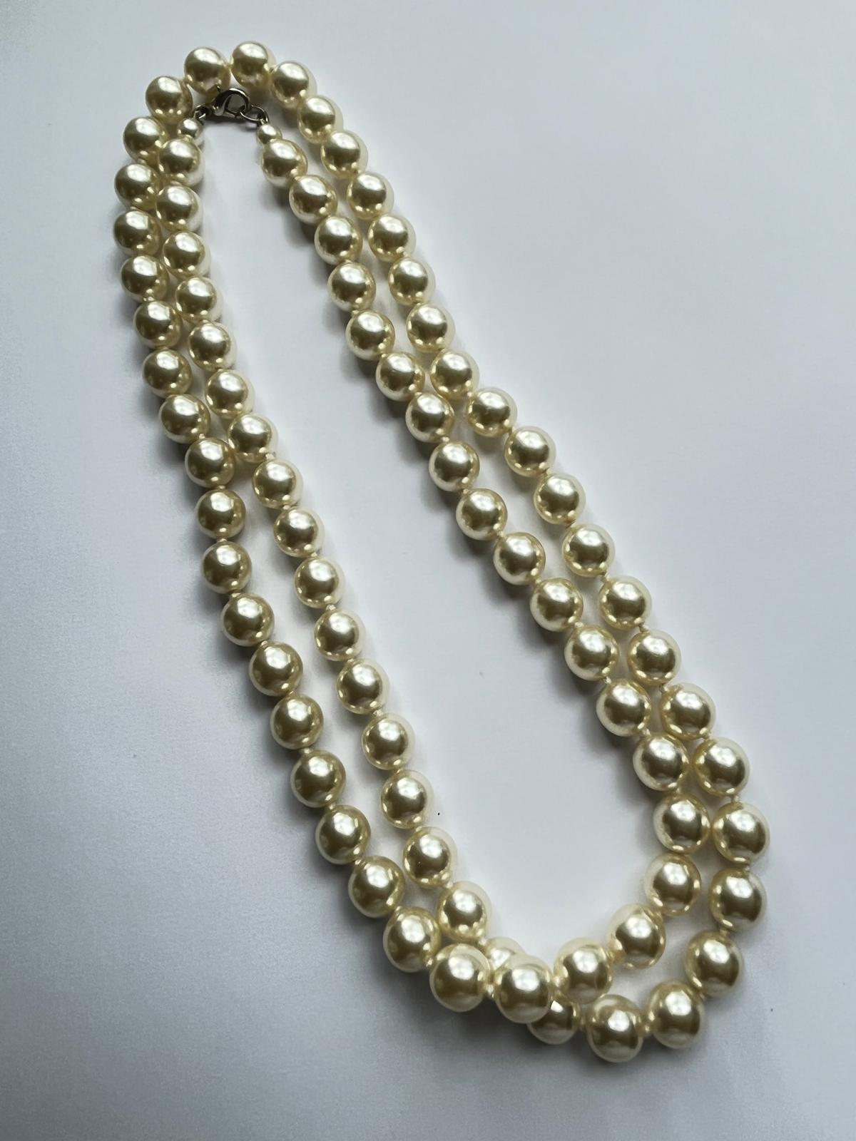 6216 Vintage Swarovski Kristallen Perlenkette 93cm
