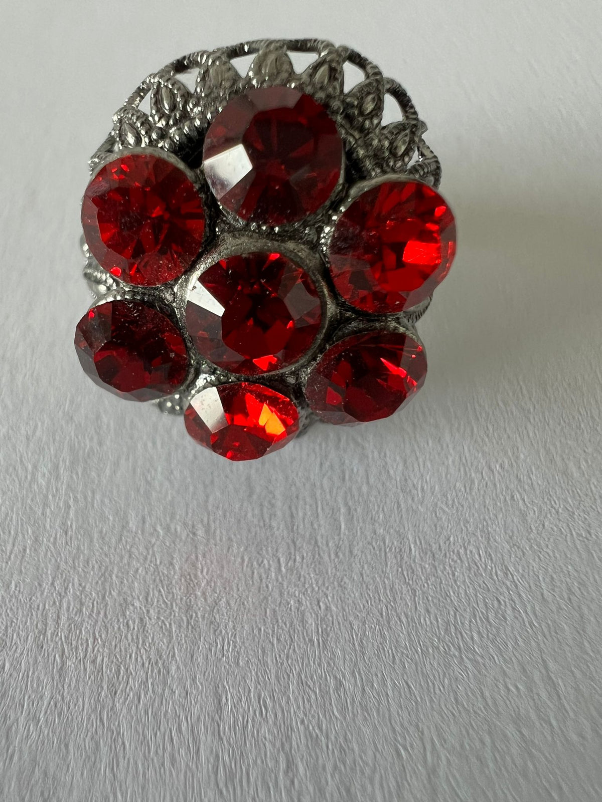9707 Vintage Swarovski Kristallen Ring 20mm
