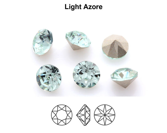 Swarovski® Chaton Light Azure PP34