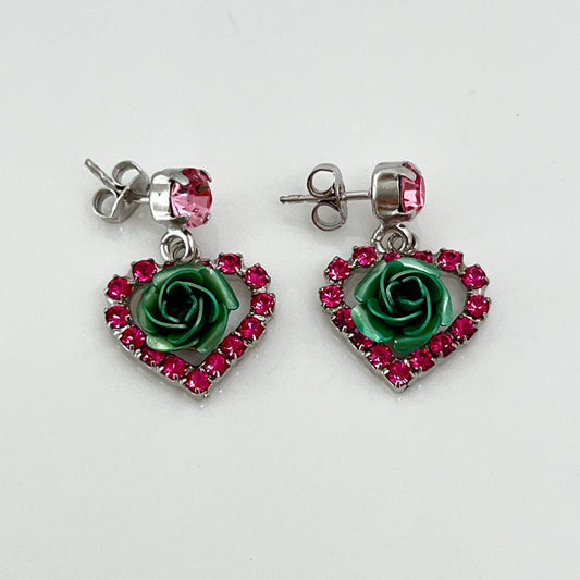 30312 Vintage Swarovski Kristallen Ohrhänger 25mm