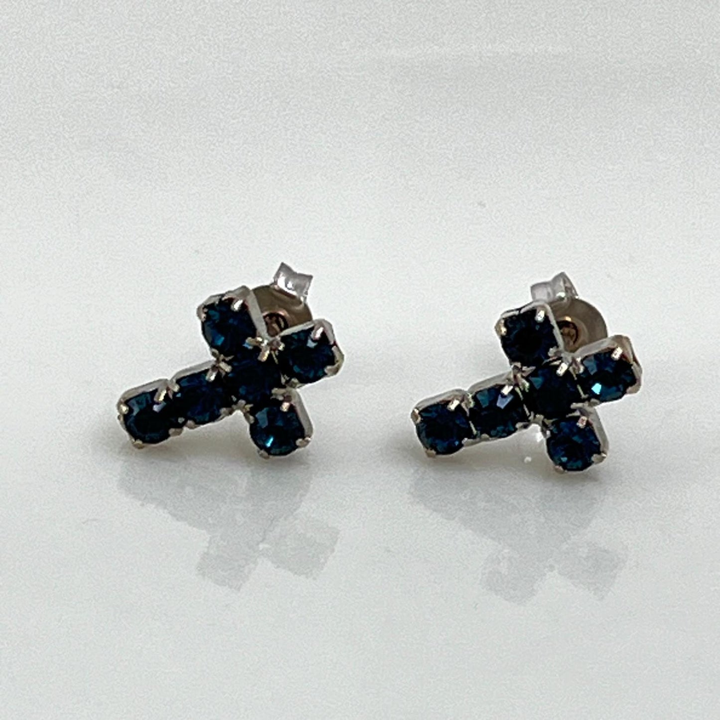 30376 Vintage Swarovski Kristallen Ohrstecker 13mm