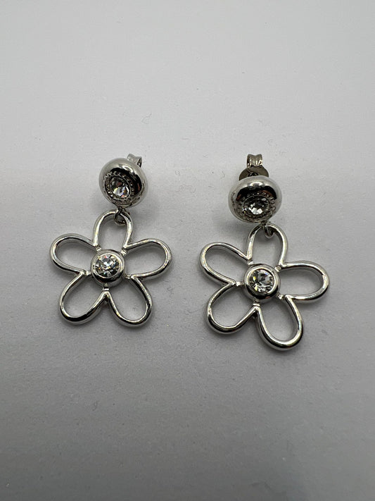 30441 Vintage Swarovski Kristallen Ohrhänger 20mm