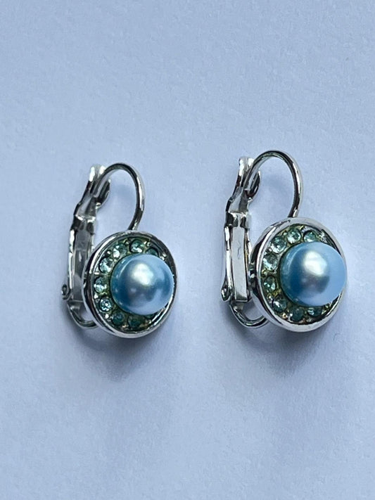 3094 Vintage Swarovski Kristallen Ohrhänger 10mm