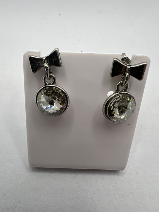 30614 Vintage Swarovski Kristallen Ohrhanger 9mm