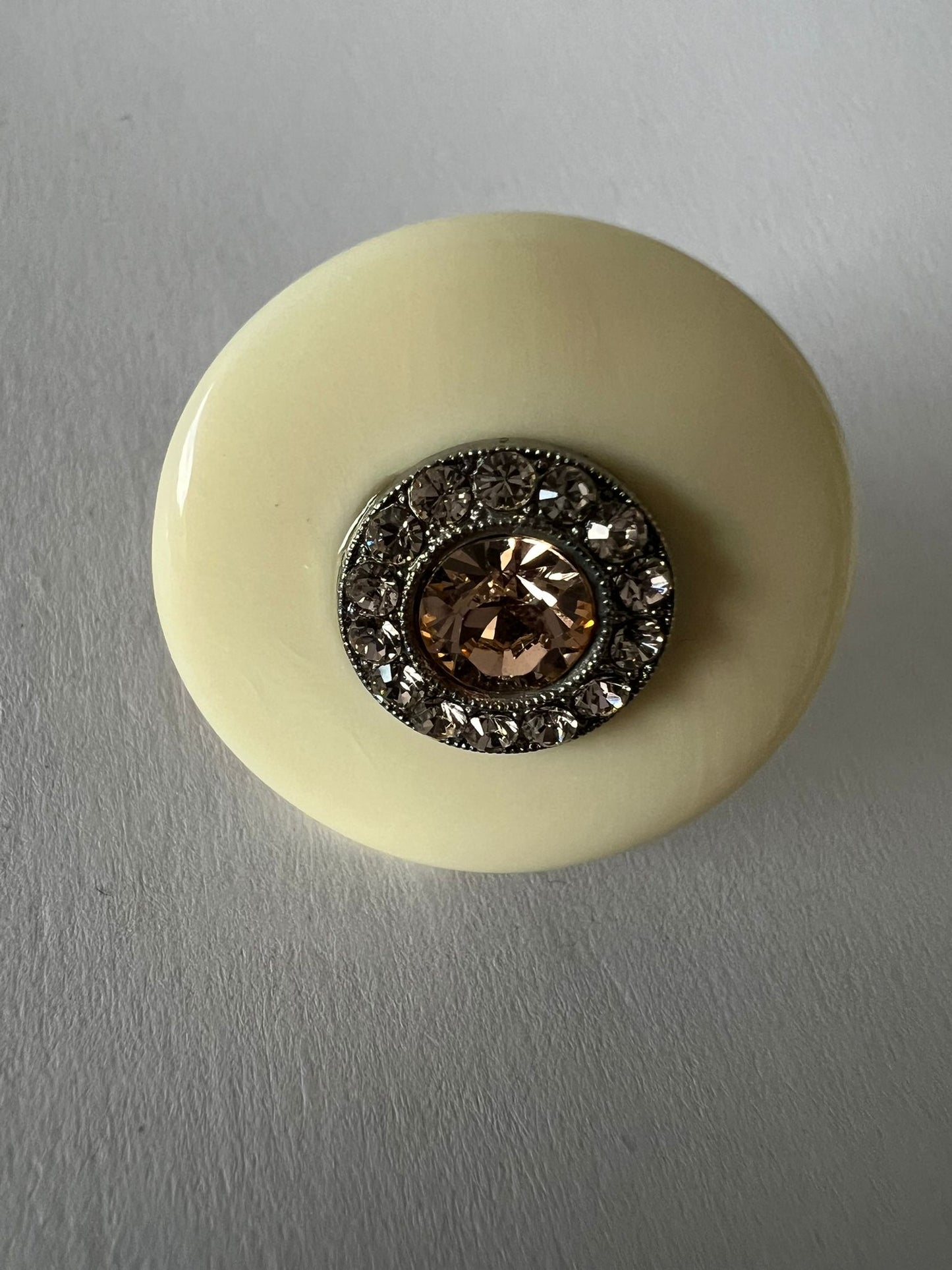 9714 Vintage Swarovski Kristallen Ring 27mm