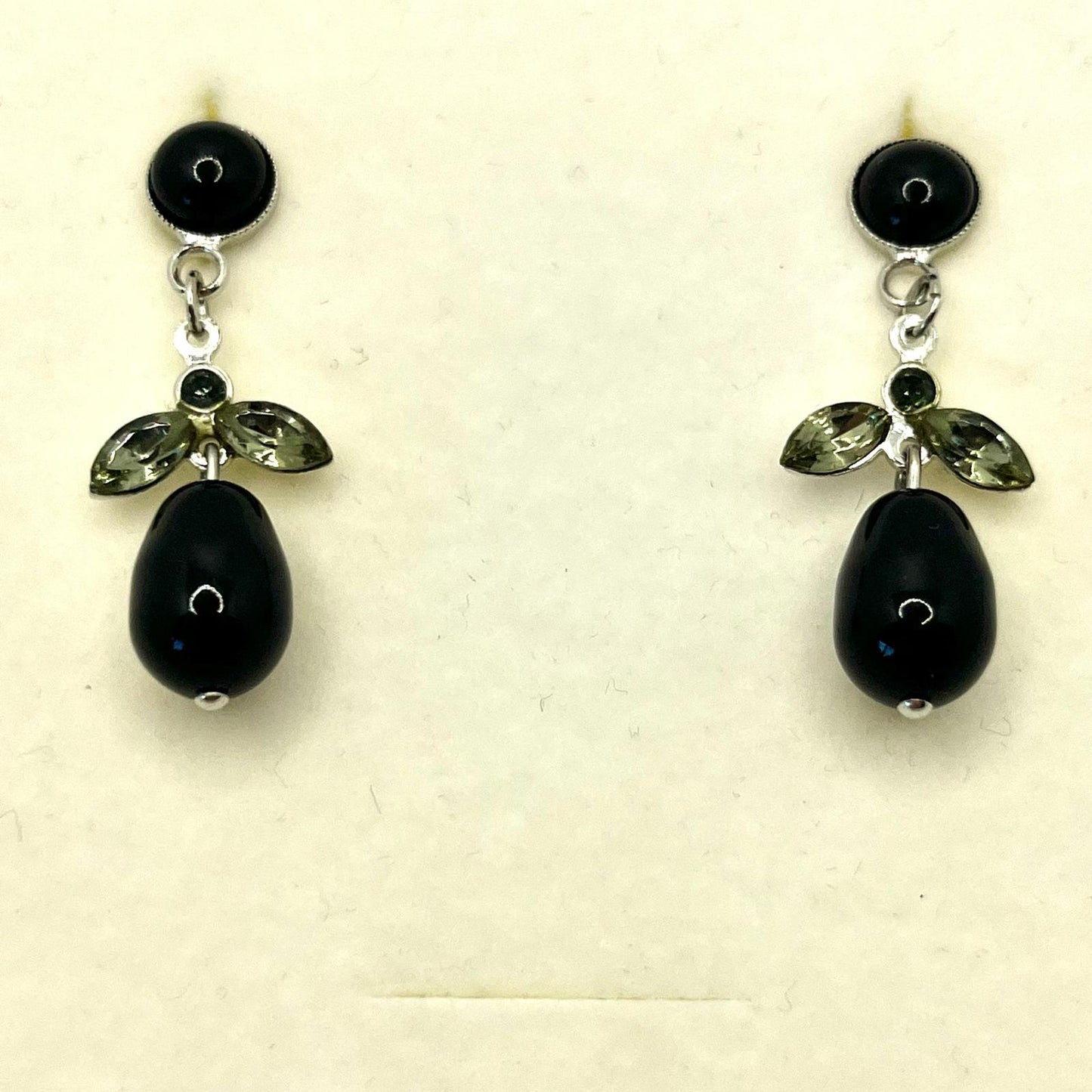 30625 Vintage Swarovski Kristallen Ohrhanger 33mm