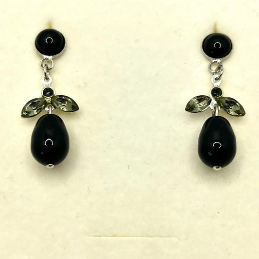 30625 Vintage Swarovski Kristallen Ohrhanger 33mm