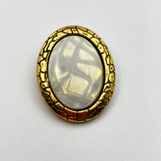2414 Vintage Swarovski Kristallen Cabochon Schalhalter 40mm
