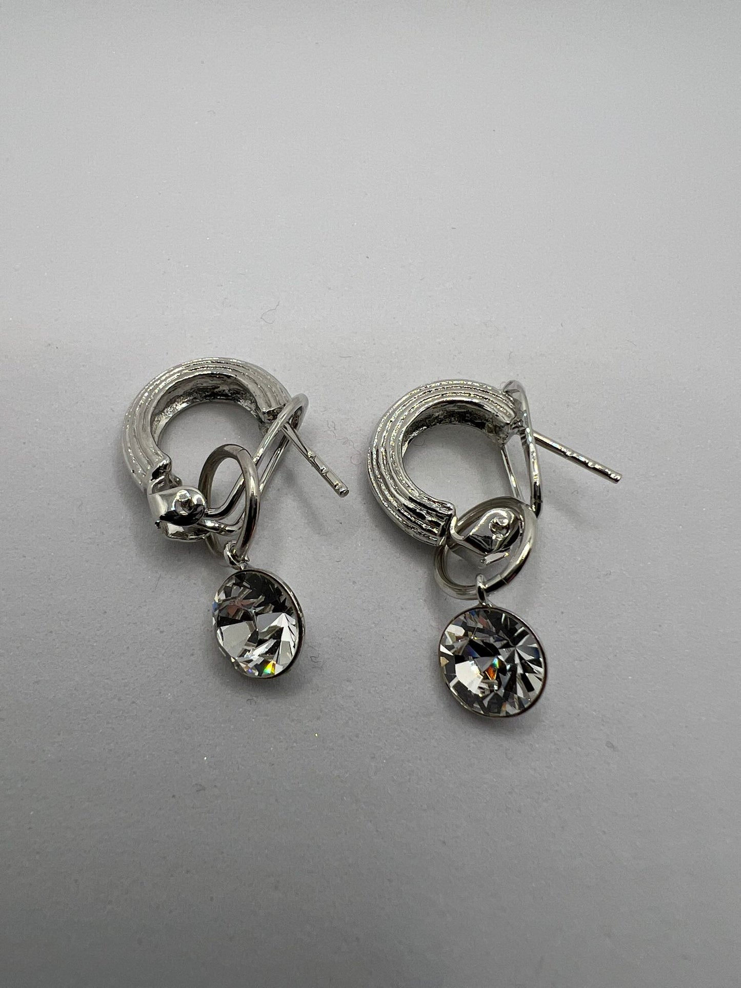 30437 Vintage Swarovski Kristallen Ohrhänger 20mm