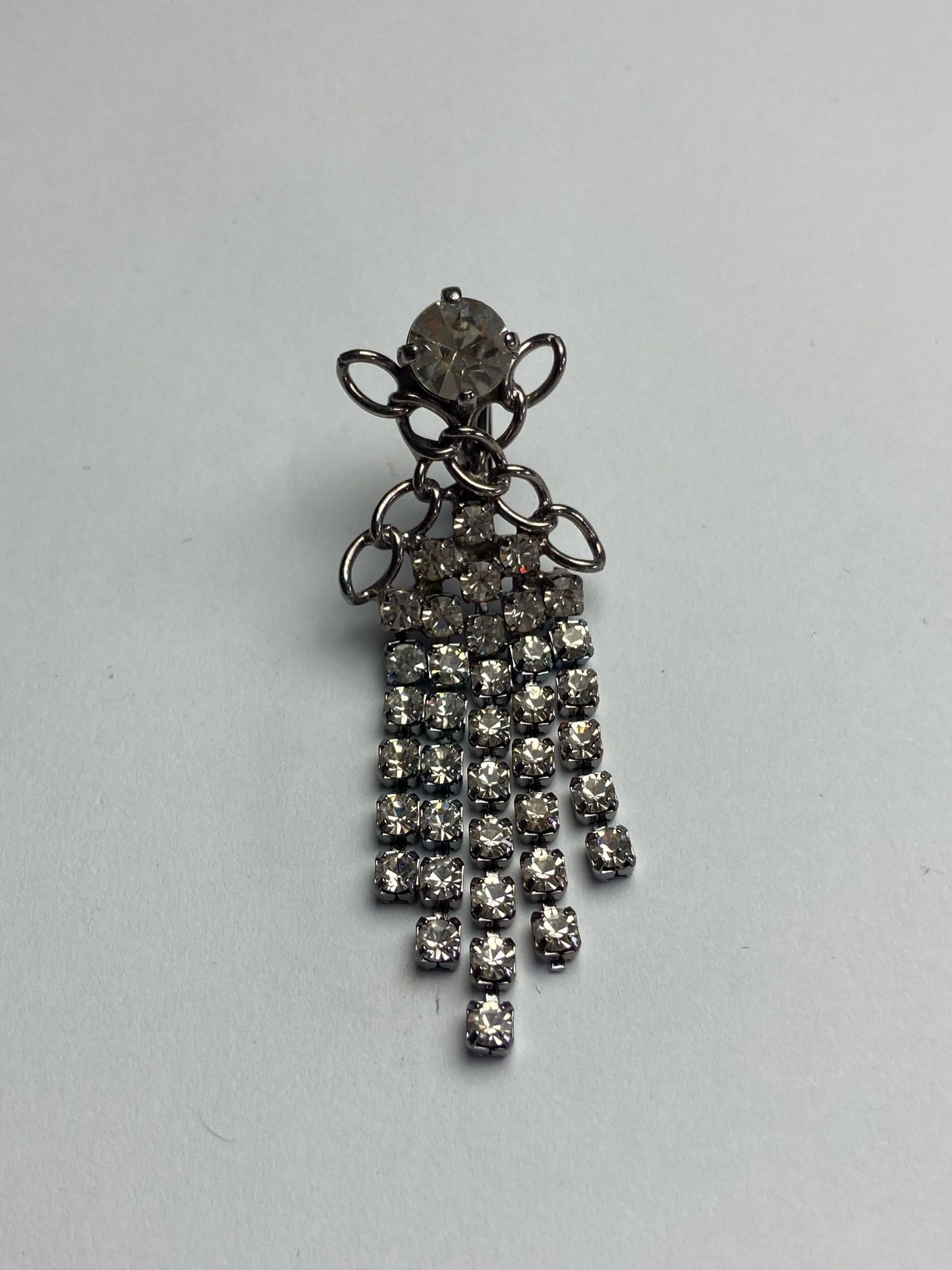 30461 Vintage Swarovski Kristallen Ohrclip 80mm