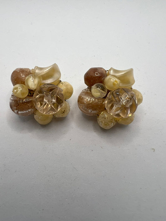 30498 Vintage Swarovski Kristallen Ohrclip 25mm