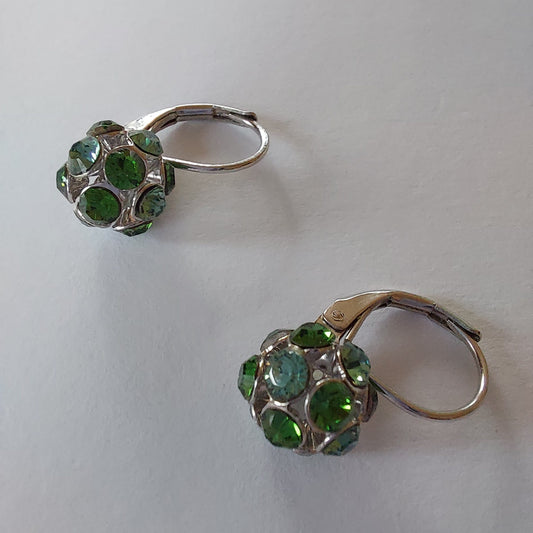 3751 Vintage Earring mit Swarovski Crystals