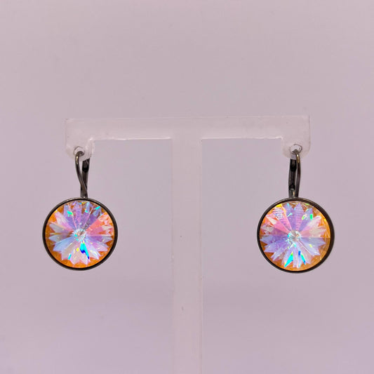 30780 Vintage Swarovski Kristallen Ohrhänger 14mm