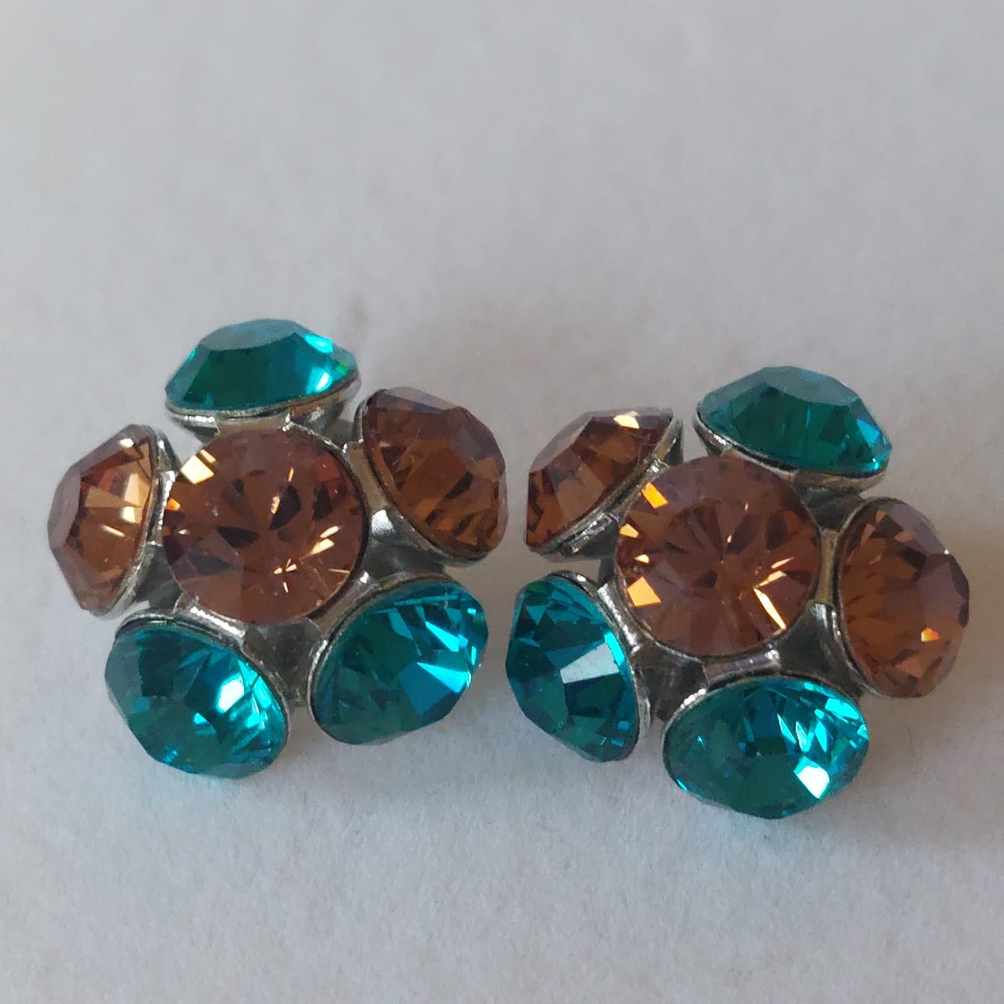 3876 Vintage Earring mit Swarovski Crystals