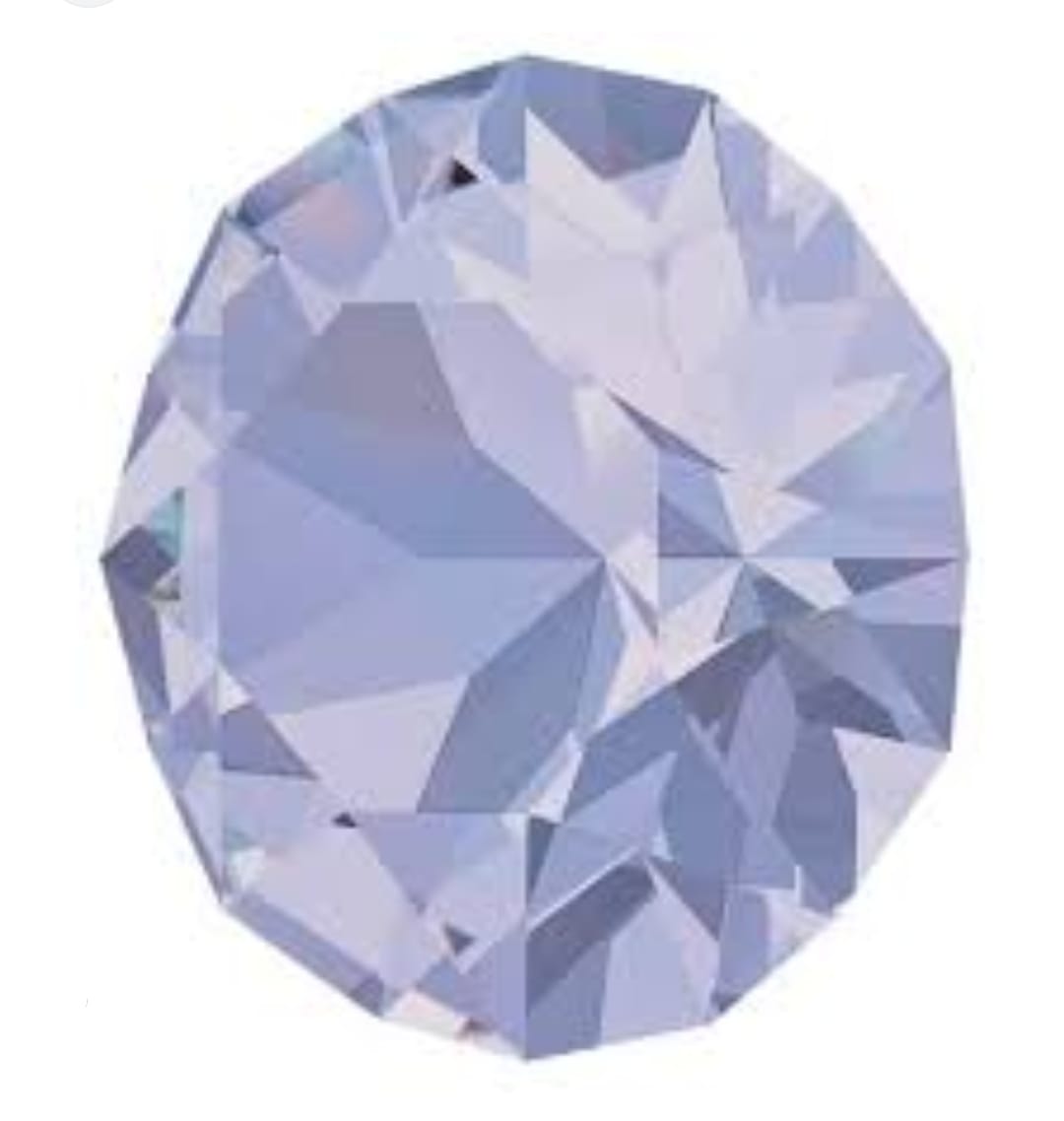 Swarovski® Nail Crystals Flat Rund Provence Lavender SS34
