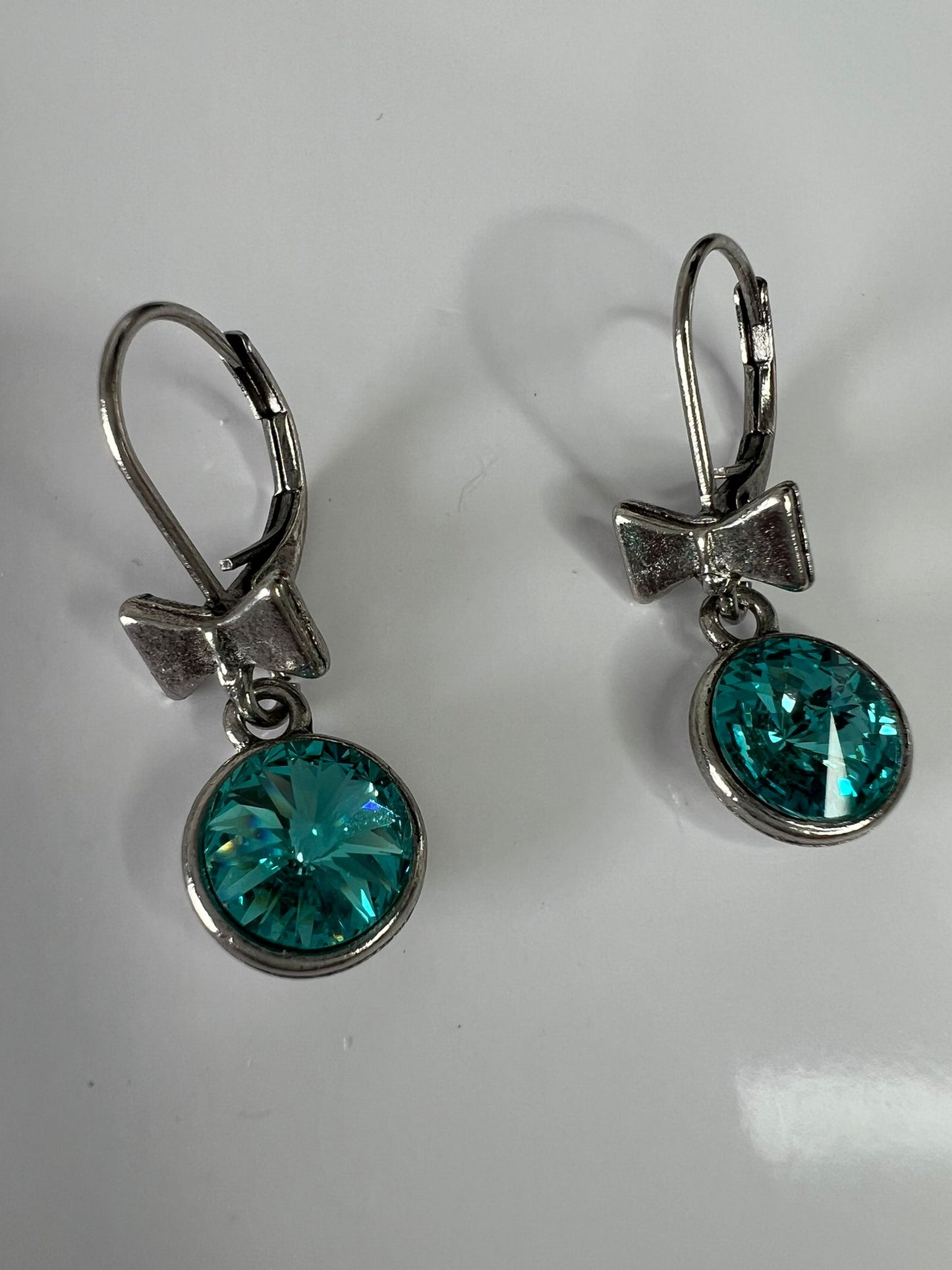 30396 Vintage Swarovski Kristallen Ohrhänger 18mm
