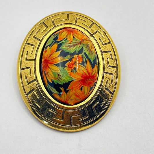 2457 Vintage Cabochon Schalhalter 40mm
