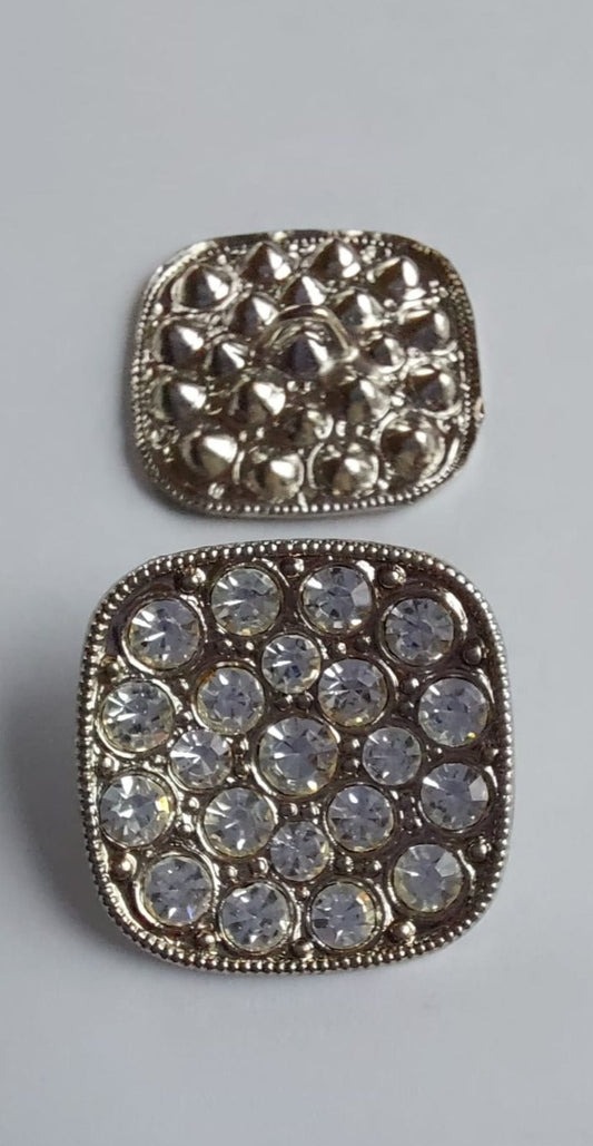 4003 Knöpfe mit Swarovski Kristallen 20mm
