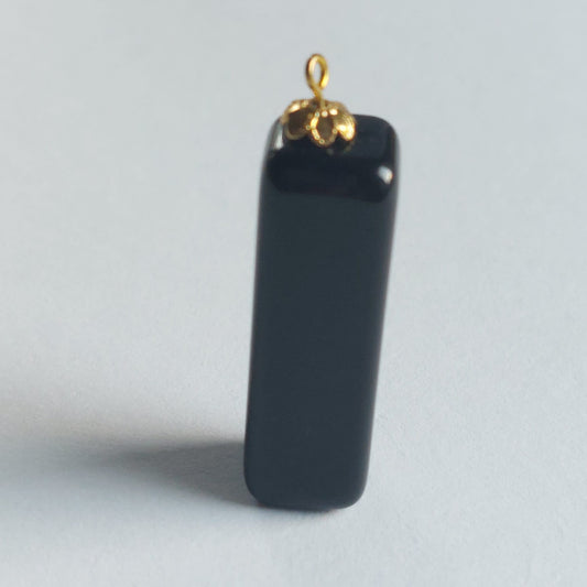 5568 Vintage Column Anhänger Jet 21mm