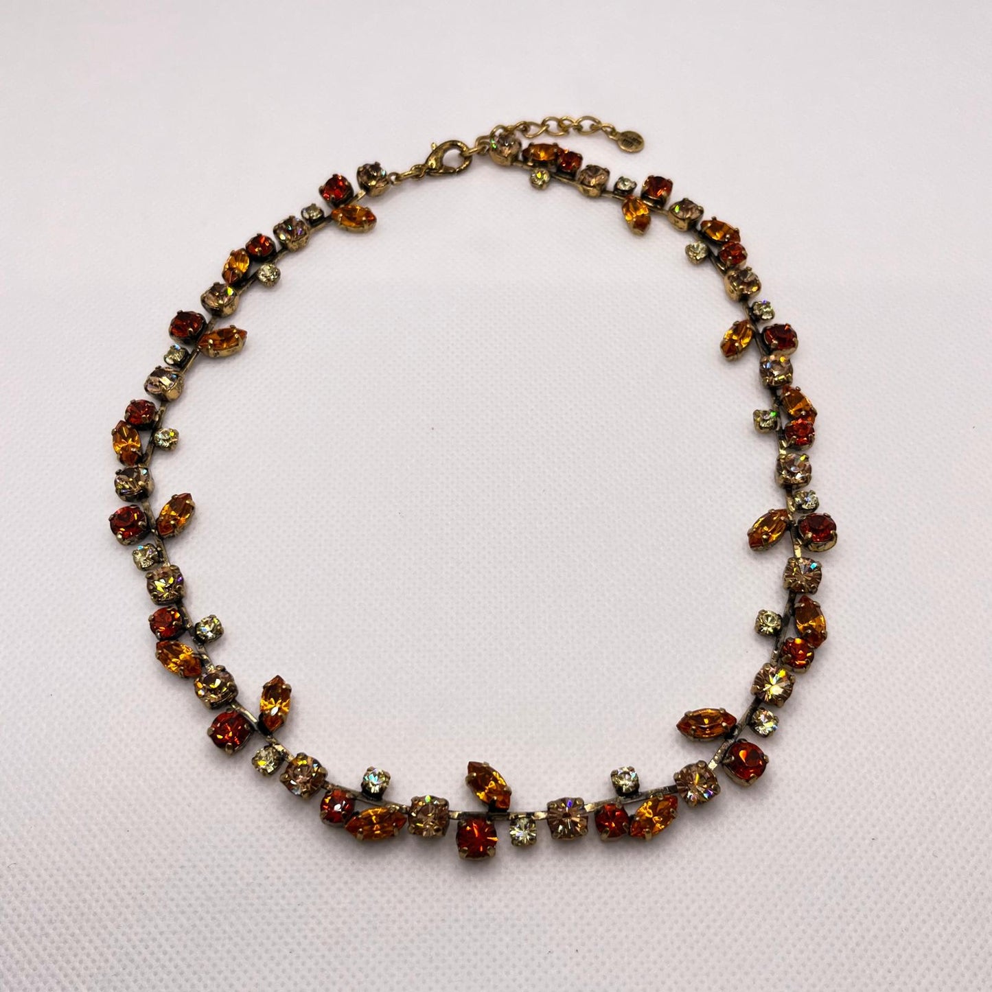 6264 Vintage Swarovski Kristallen Halsketten 42cm