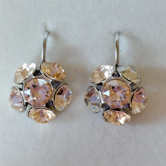 3852 Vintage Earring mit Swarovski Crystals