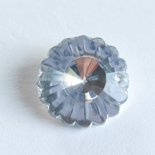 5517 Vintage Crystal Foiled Flower Rivoli  Anhänger 15mm