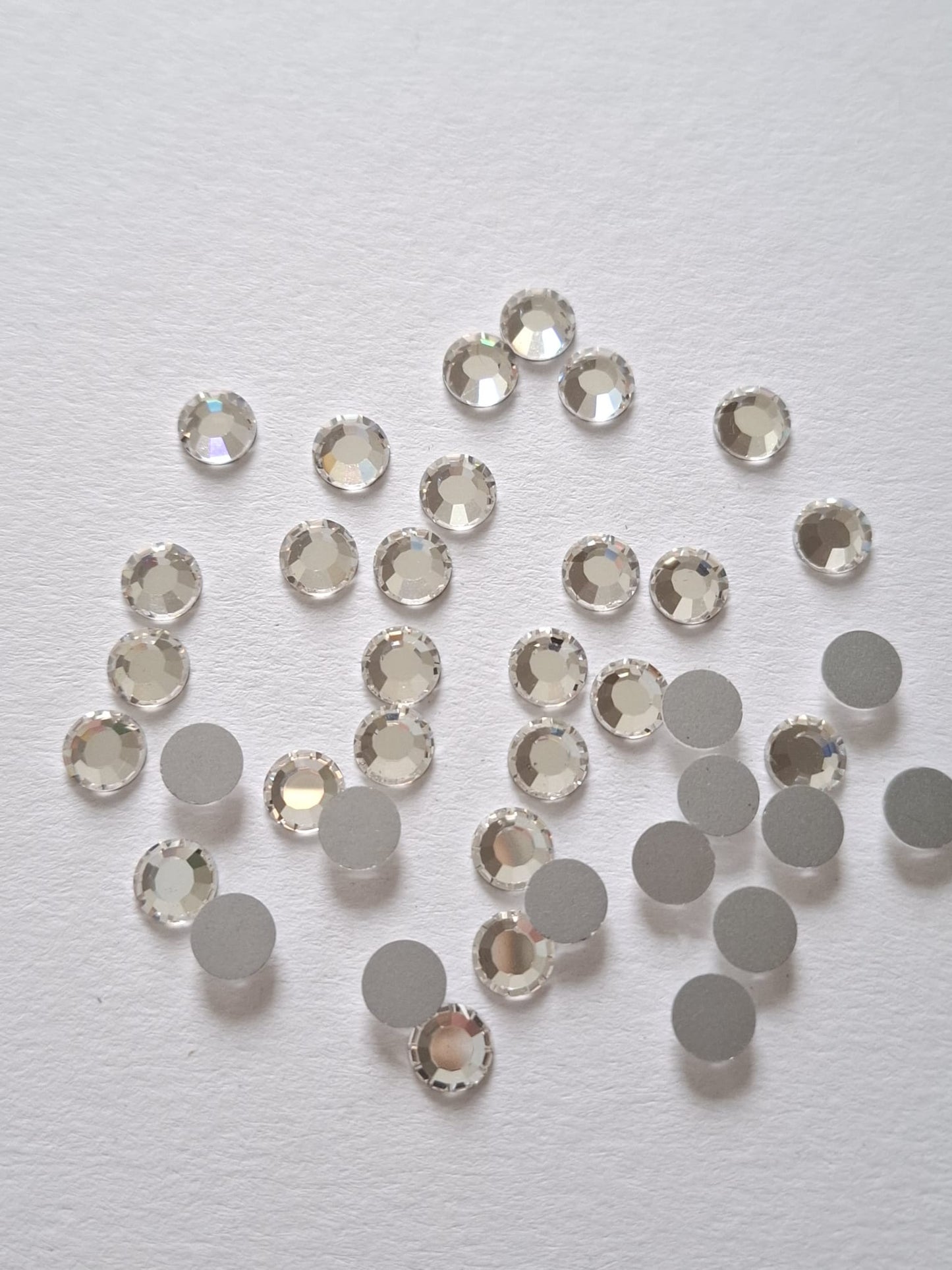 Swarovski® Flatback Rund Crystal SS30