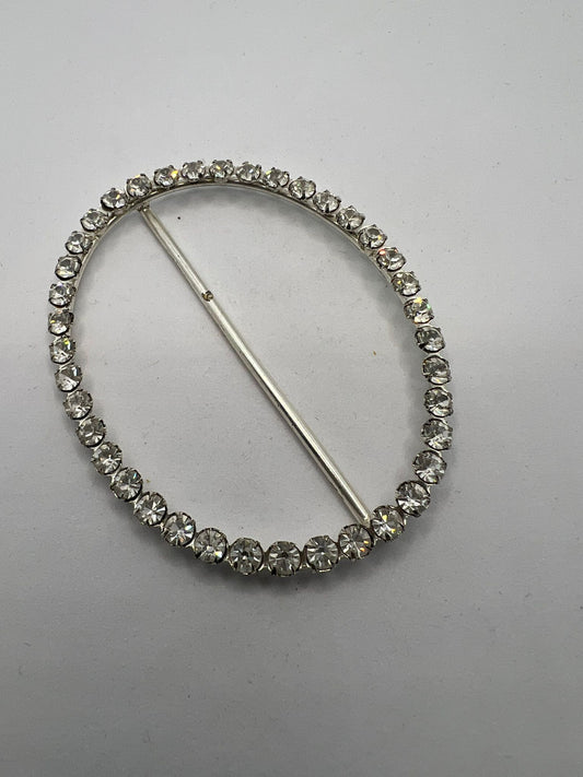 2473 Vintage Swarovski Kristallen Schalhalter 77mm