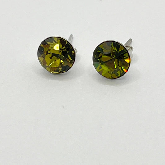 30705 Vintage Swarovski Kristallen Ohrhanger 8mm