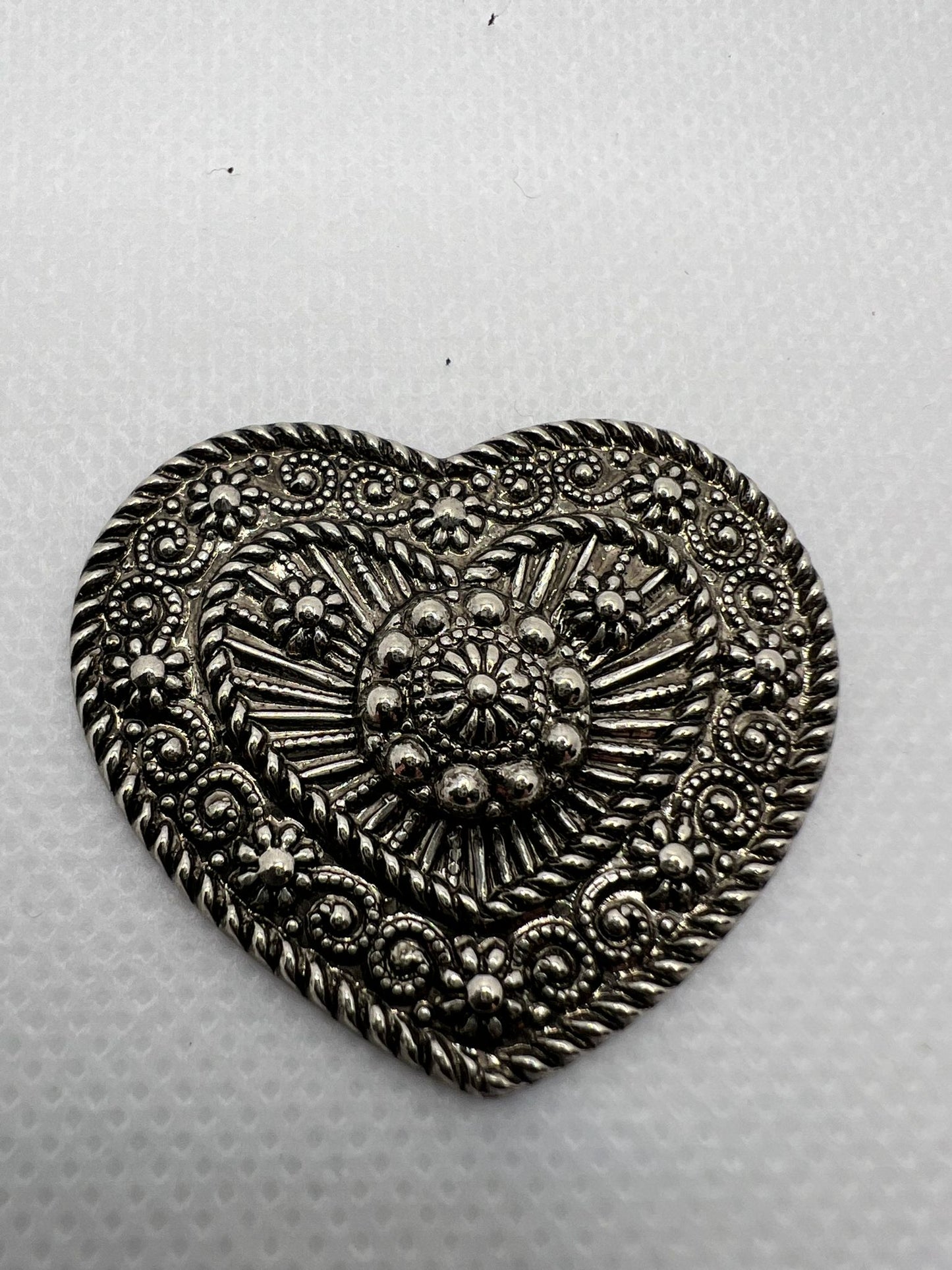 5858 Vintage Rhodium Filigren Schmuckzubehör 40mm