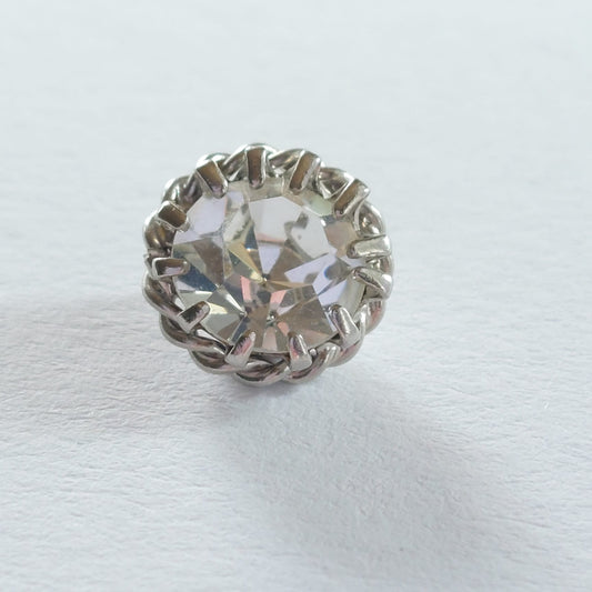 4191 Knopfe mit Swarovski Kristallen 10mm