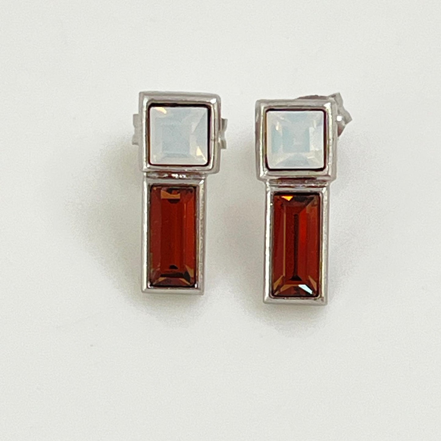 30358 Vintage Swarovski Kristallen Ohrstecker 14mm