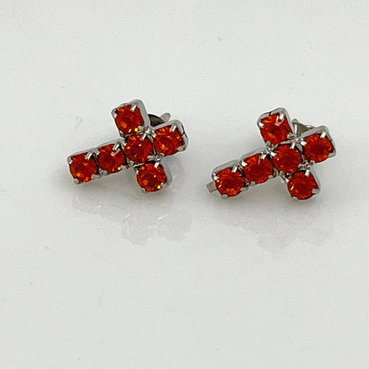30377 Vintage Swarovski Kristallen Ohrstecker 13mm