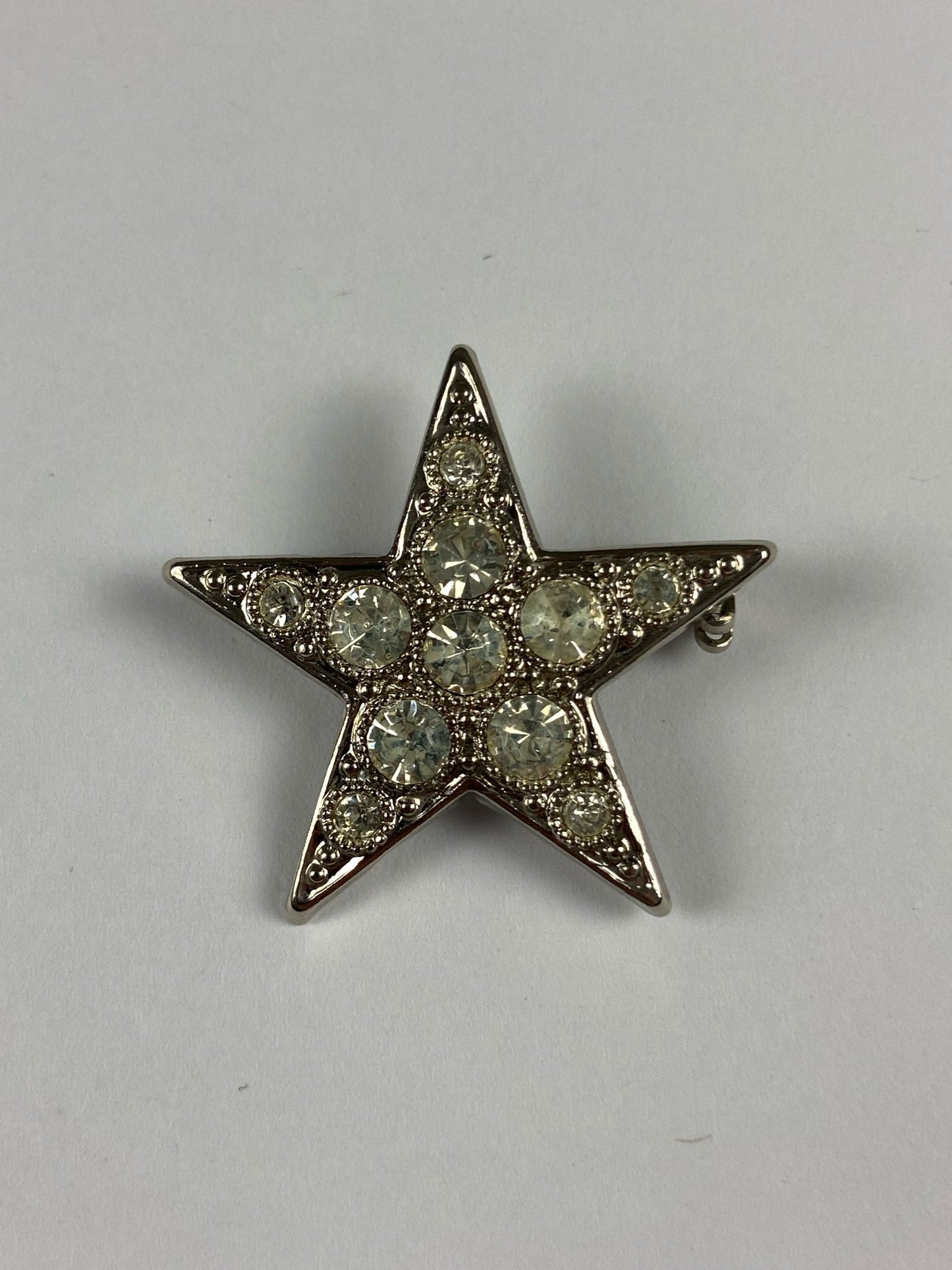 8649 Vintage Swarovski Kristallen Brosche 35mm