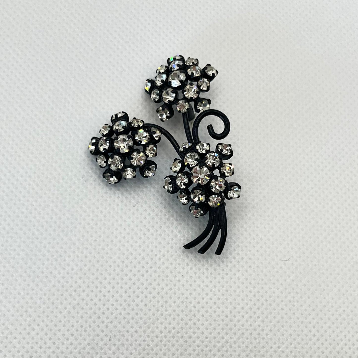 8811 Vintage Swarovski Kristallen Brosche 50mm