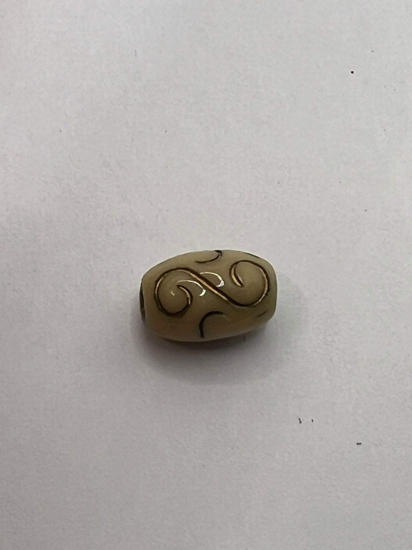 59520 Vintage Glasperle 11mm
